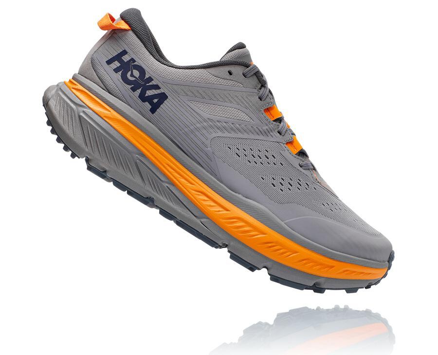 Zapatillas Trail Hoka One One Hombre - Stinson Atr 6 - Gris - YJS789546